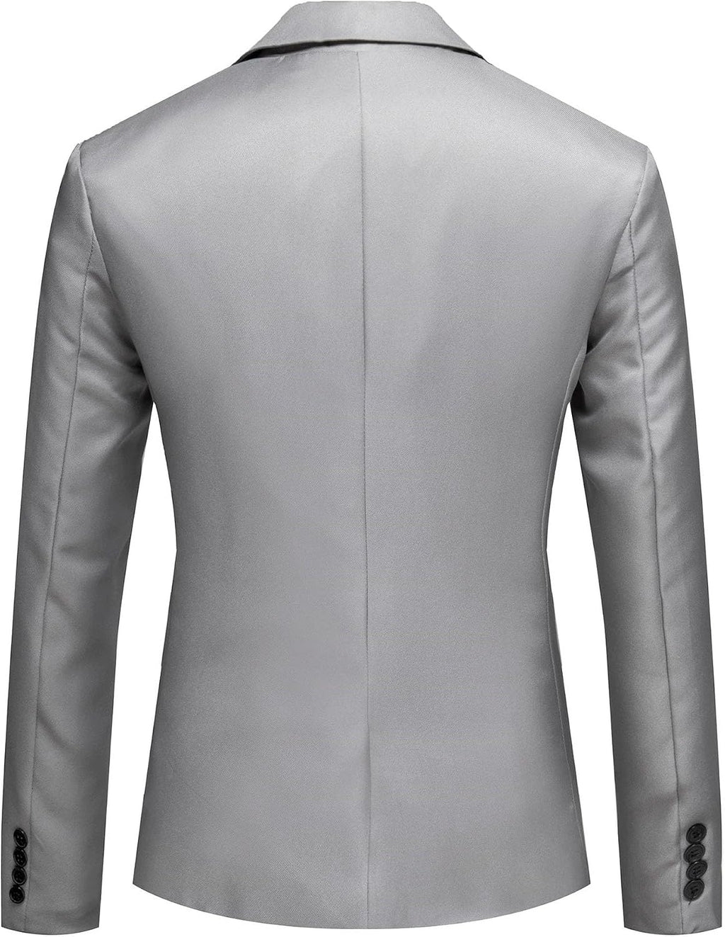 Herr smal passform en knapp blazer jacka notch kavajslag svart trim ficka solid sportdräkt kappa för vardaglig fest bal
