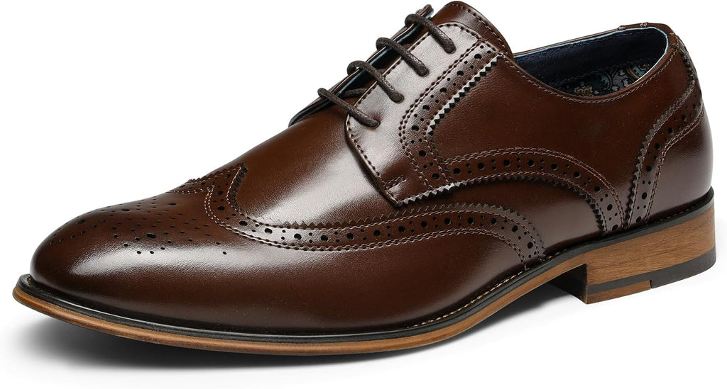 Bruno Marc Klassiska Oxfords formella finskor för män Brogues Derbys Louis