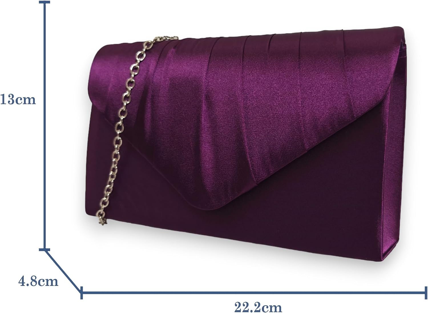 fi9® DAMER SATIN PARTY BORD BRIDAL EVENING CLUTCH HANDVÄSKA Handväska