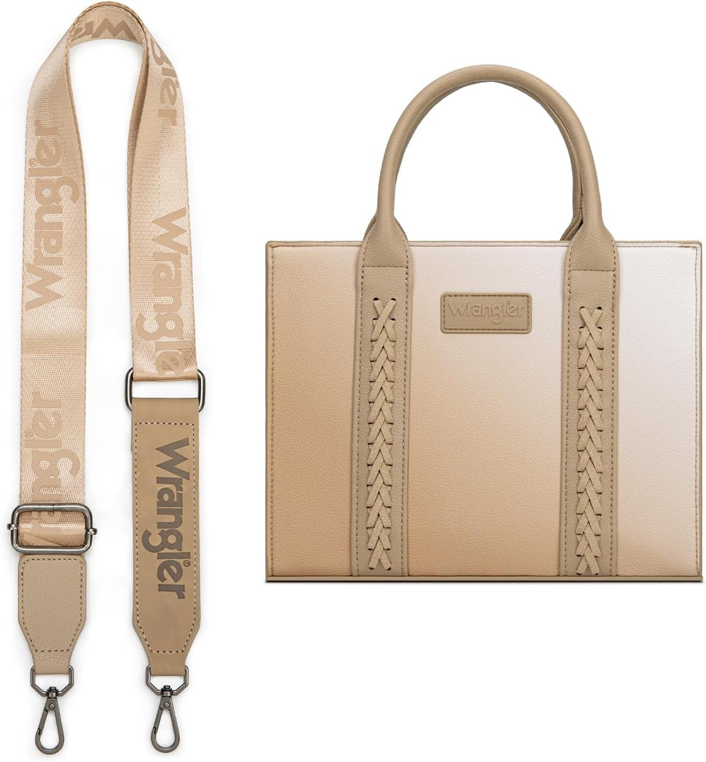 Montana West Wrangler Tote Bag for Women Zipper Shoulder Handbag toteväskor