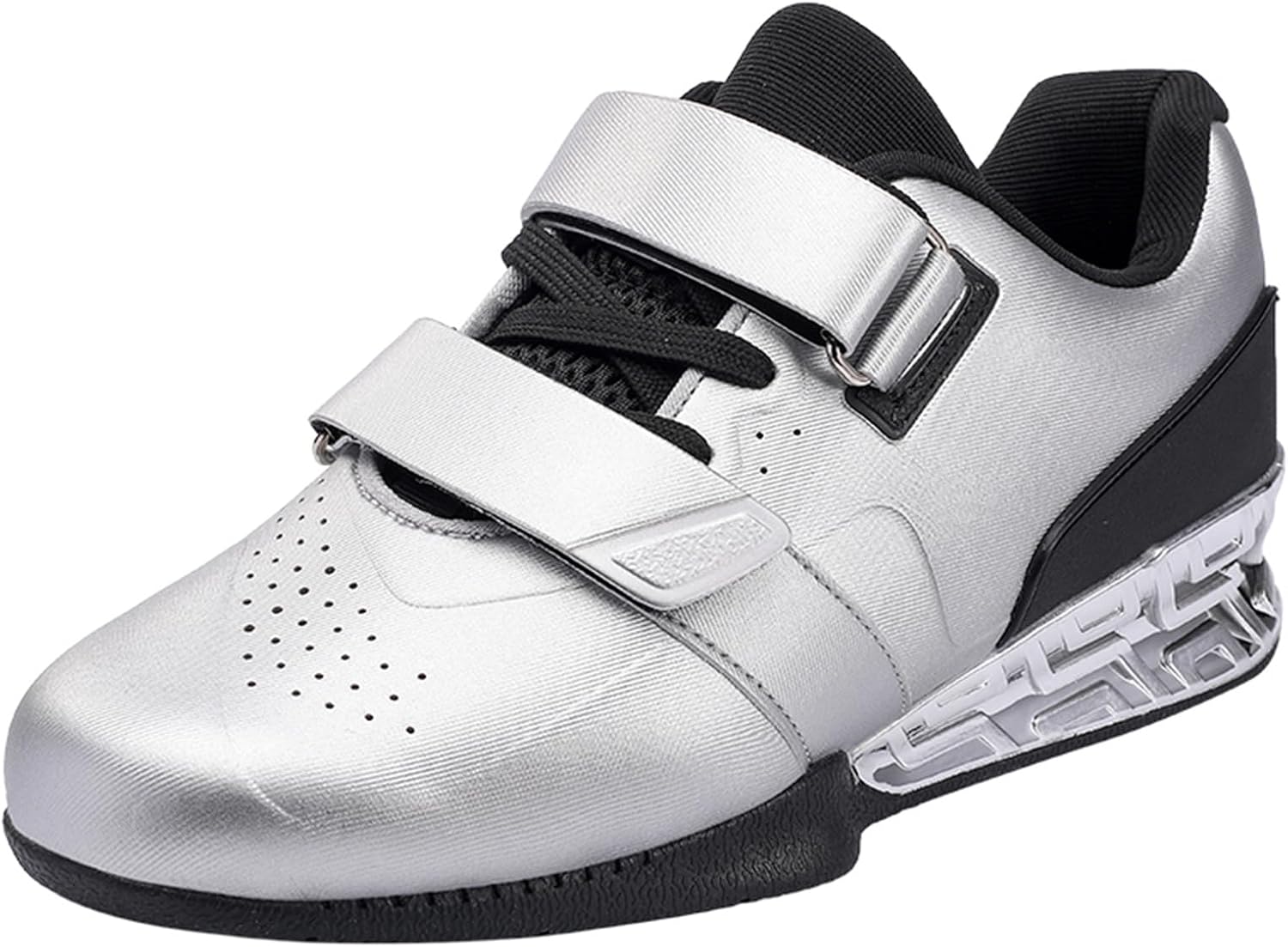 Tyngdlyftningsskor för män, Styrkelyft Bodybuilding Squat Skor Gym Cross Trainers Skor