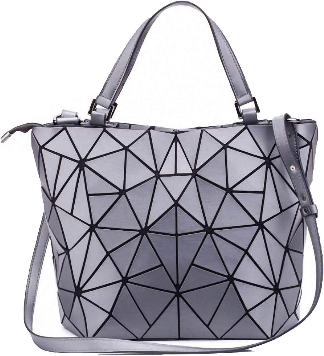 Geometriska lysande gitter handväska kedja crossbody påse tygväskor handväskor holografiska handväskor för kvinnor femmes