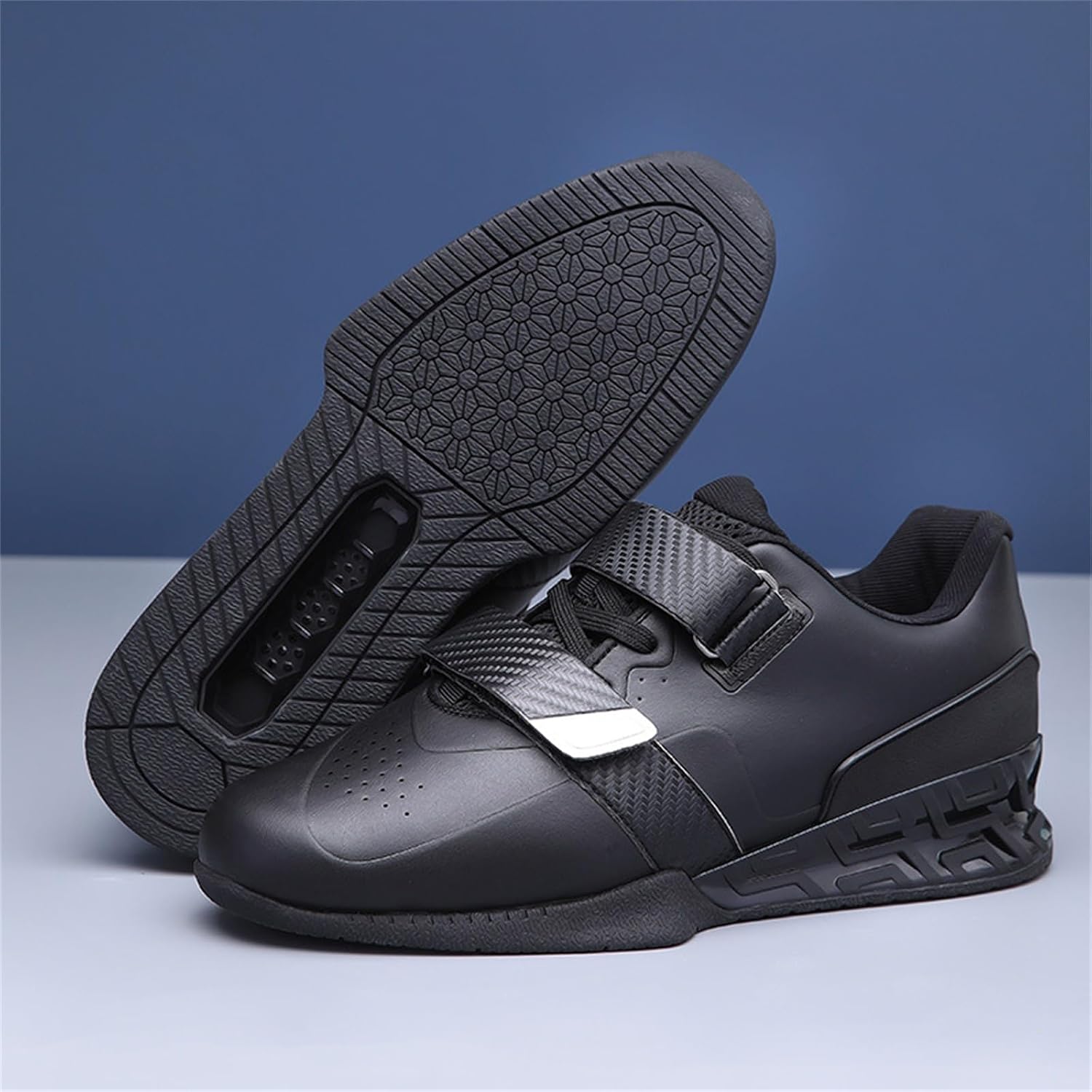 Tyngdlyftningsskor för män, Styrkelyft Bodybuilding Squat Skor Gym Cross Trainers Skor