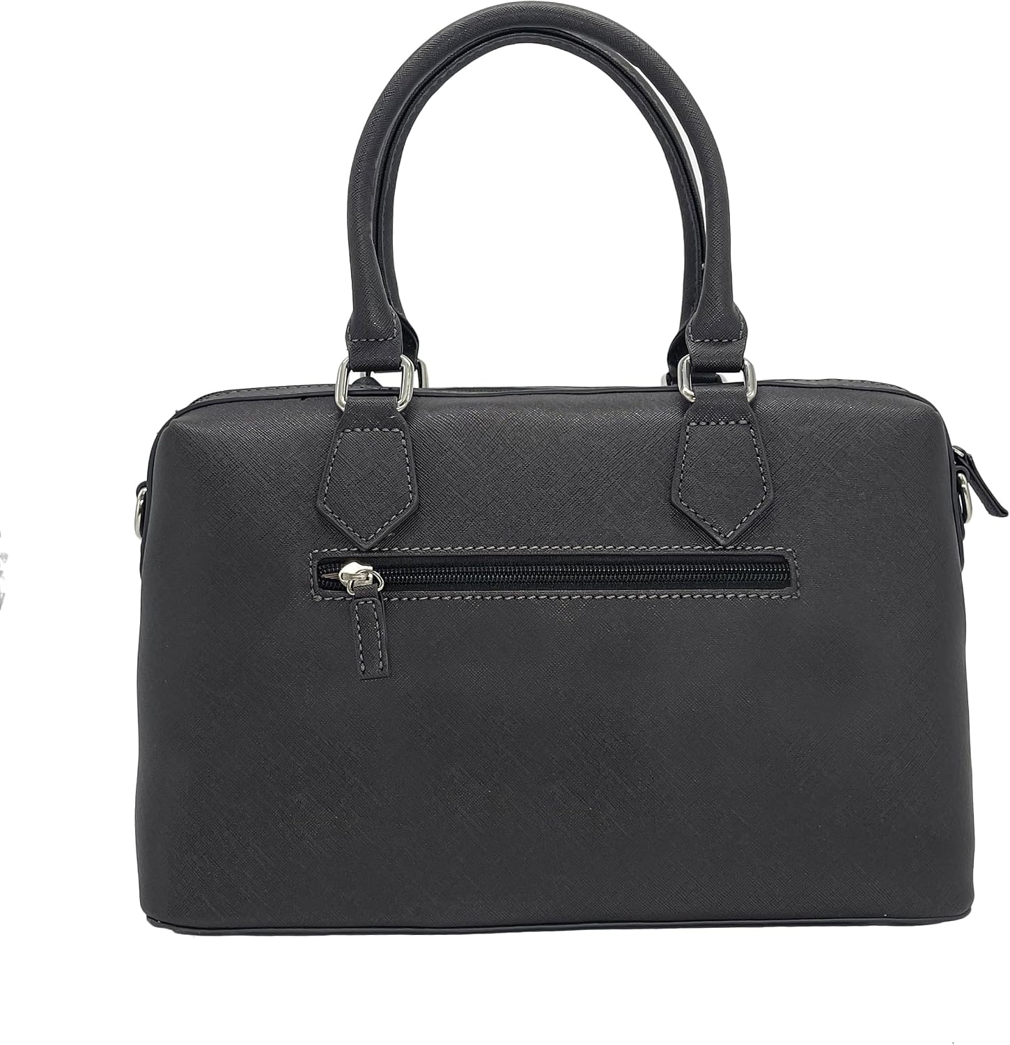 David Jones - Dam Stor Handväska - PU Läder Tote Bag - Praktisk Randig Axelväska - Kvinnor Medelstor Väska Axelremsväska Tygväska Damväska Shopper - Trendig Mode Elegant Kontor Arbete