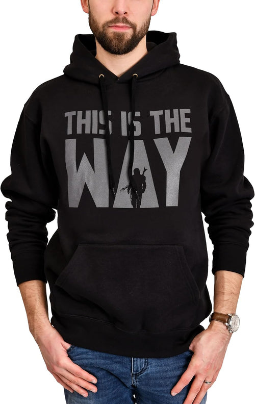 Albenwald Star Wars T-shirts och huvtröjor med This Is The Way-motiv tryck för män kvinnor unisex bomull