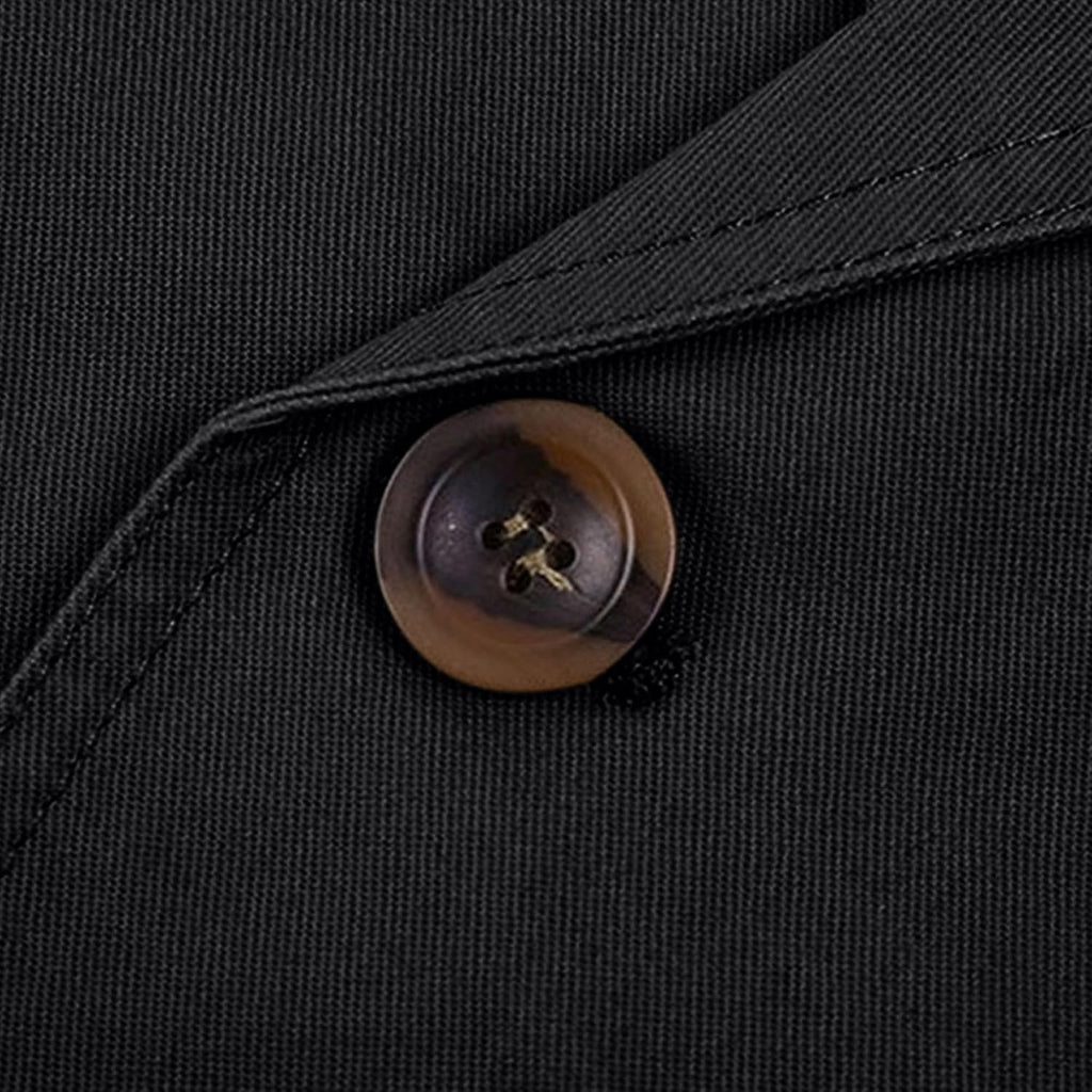 Randig randig twill kostym jacka bomull tre knappar sportrock vardaglig arbetskläder blazer för män