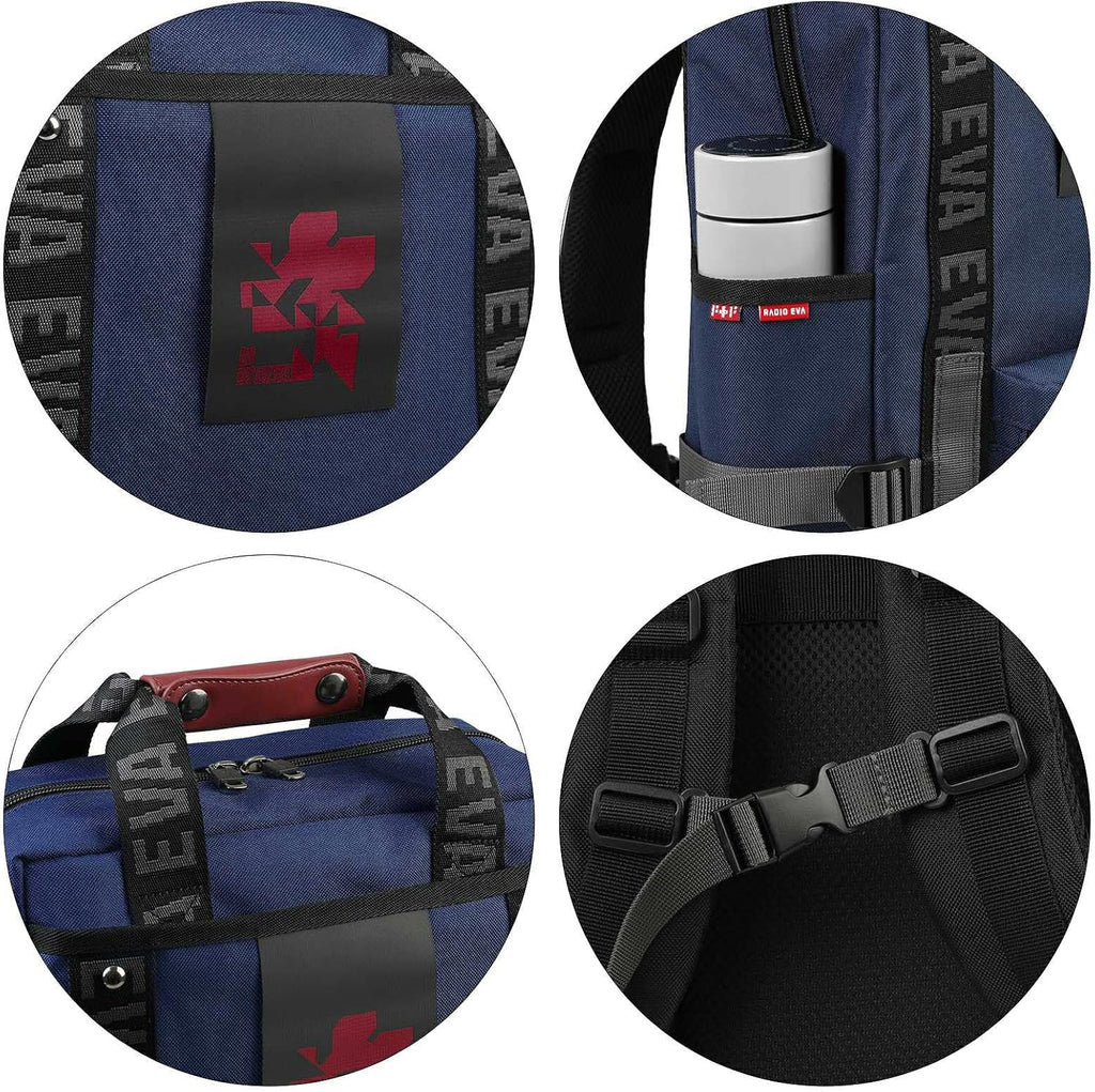 FIREFIRST x RADIO EVA - Evangelion Ryggsäck med laptopfack 15,6 tum Skolryggsäck