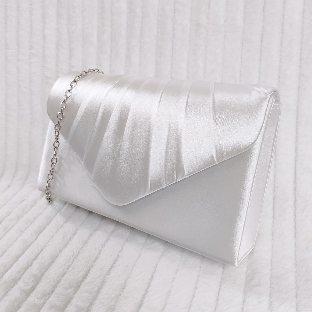 fi9® DAMER SATIN PARTY BORD BRIDAL EVENING CLUTCH HANDVÄSKA Handväska