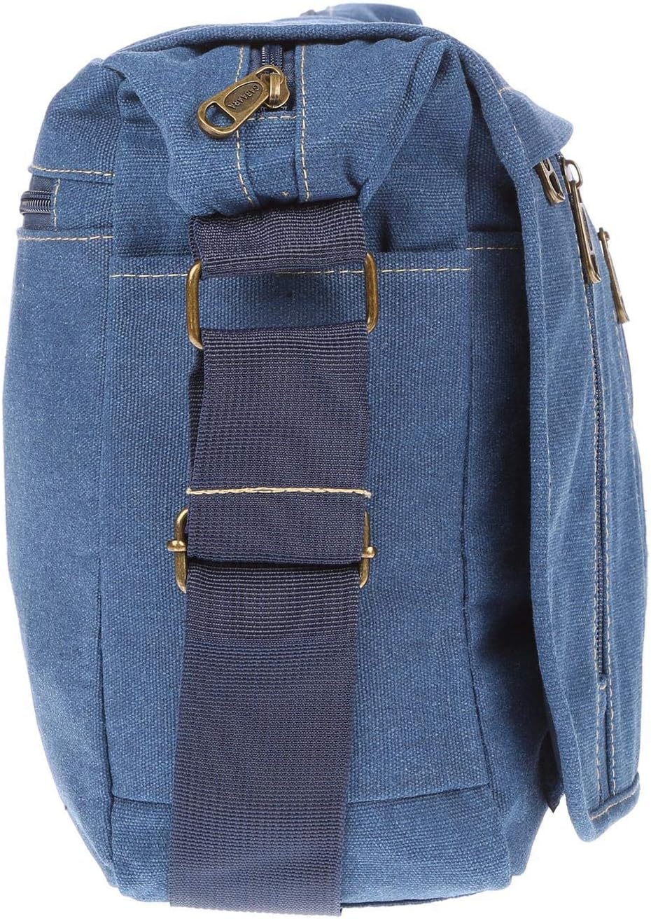 Christian Wippermann stor XL herr dam väska axelväska kanvas Messenger Bag