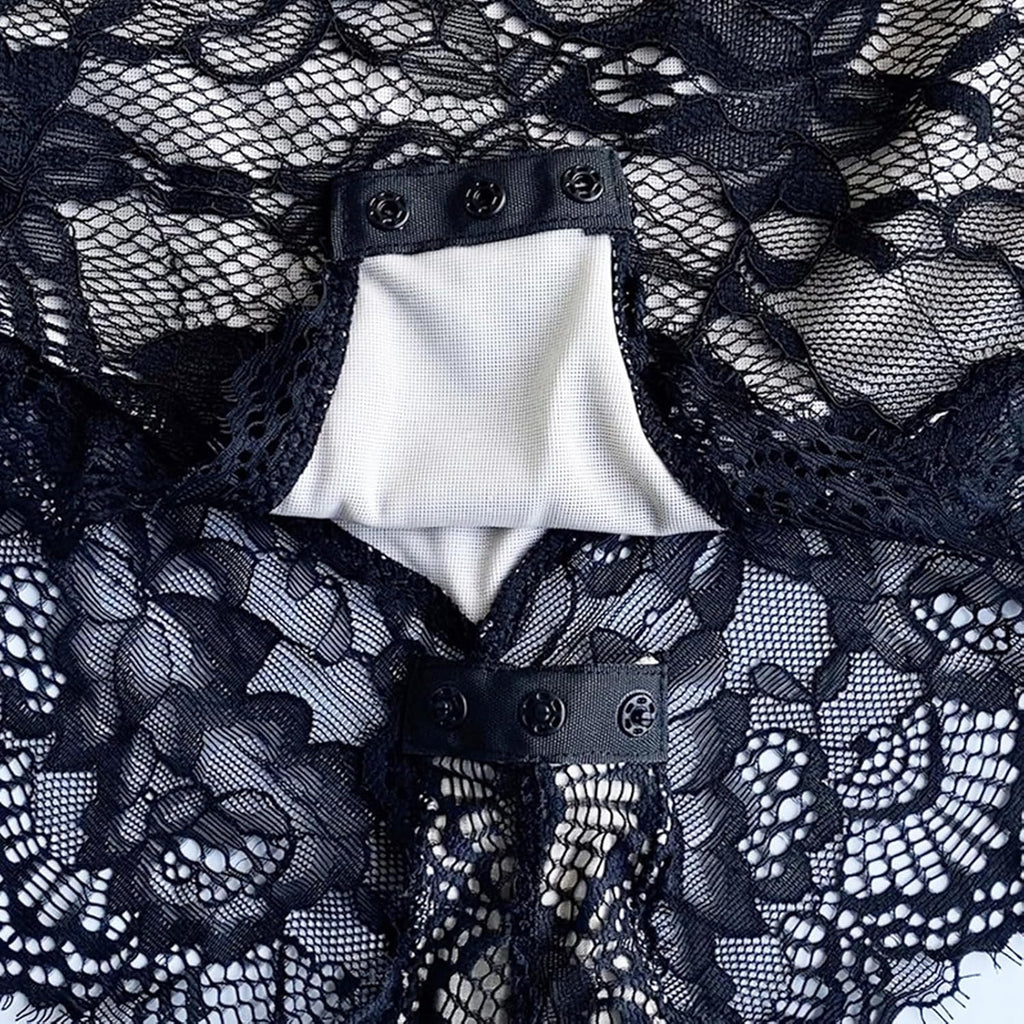 Onewus dam plus size bodysuit med höftlyft