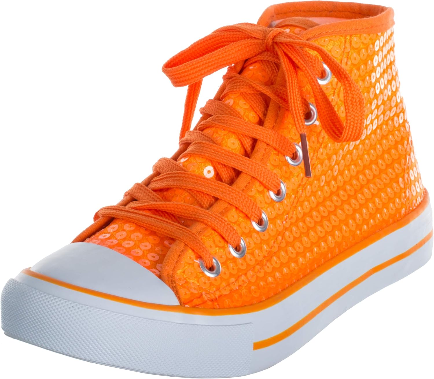 Brandsseller Dam Glitter sneakers paljetter halv höga spets damstövlar.