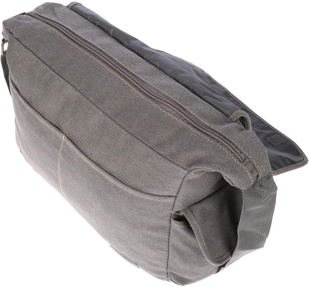 Christian Wippermann stor XL herr dam väska axelväska kanvas Messenger Bag