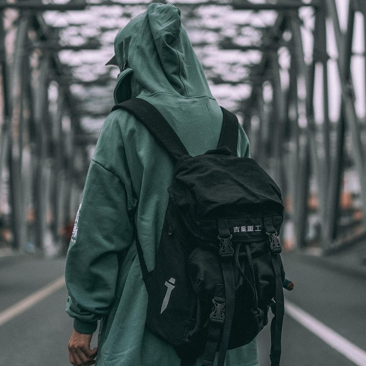 MFCT Techwear Ryggsäck för män, japansk väska