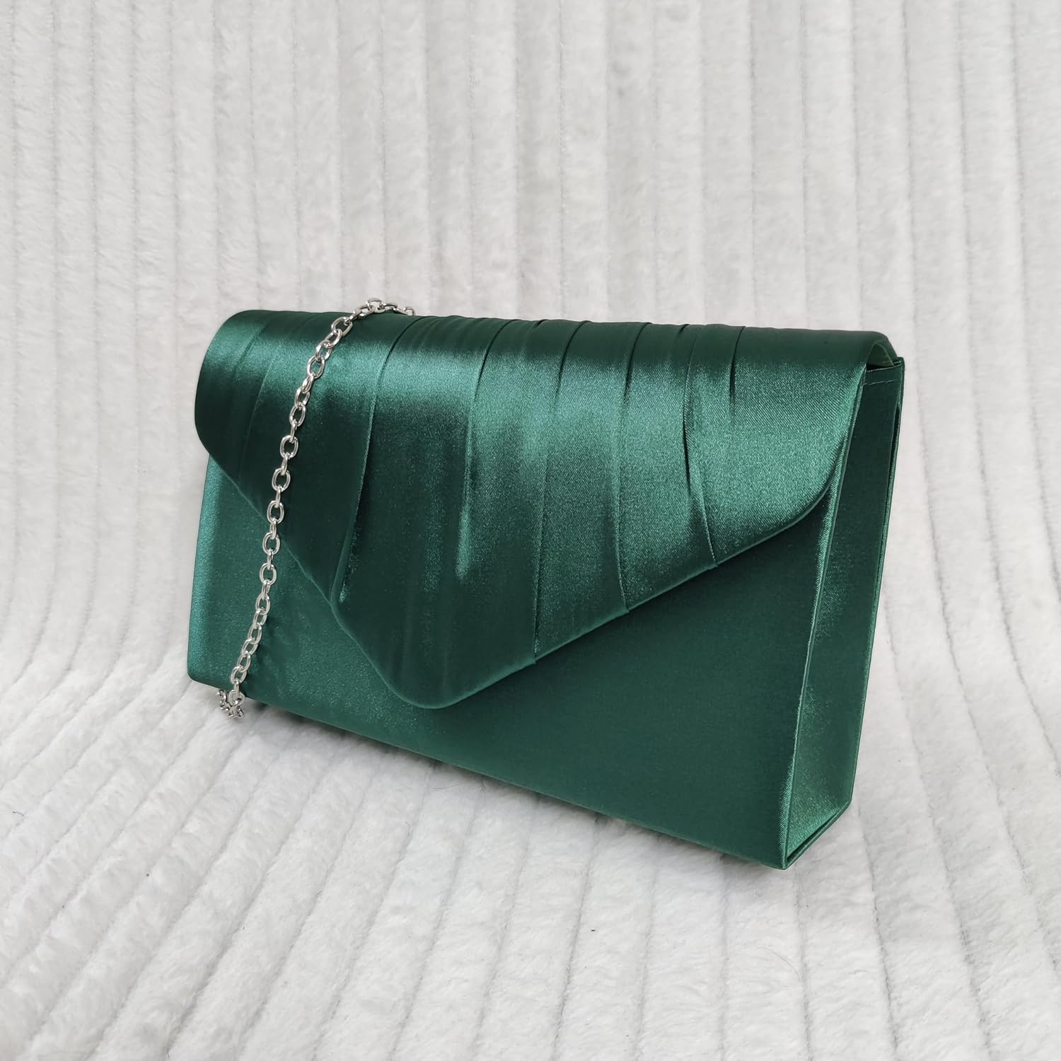fi9® DAMER SATIN PARTY BORD BRIDAL EVENING CLUTCH HANDVÄSKA Handväska