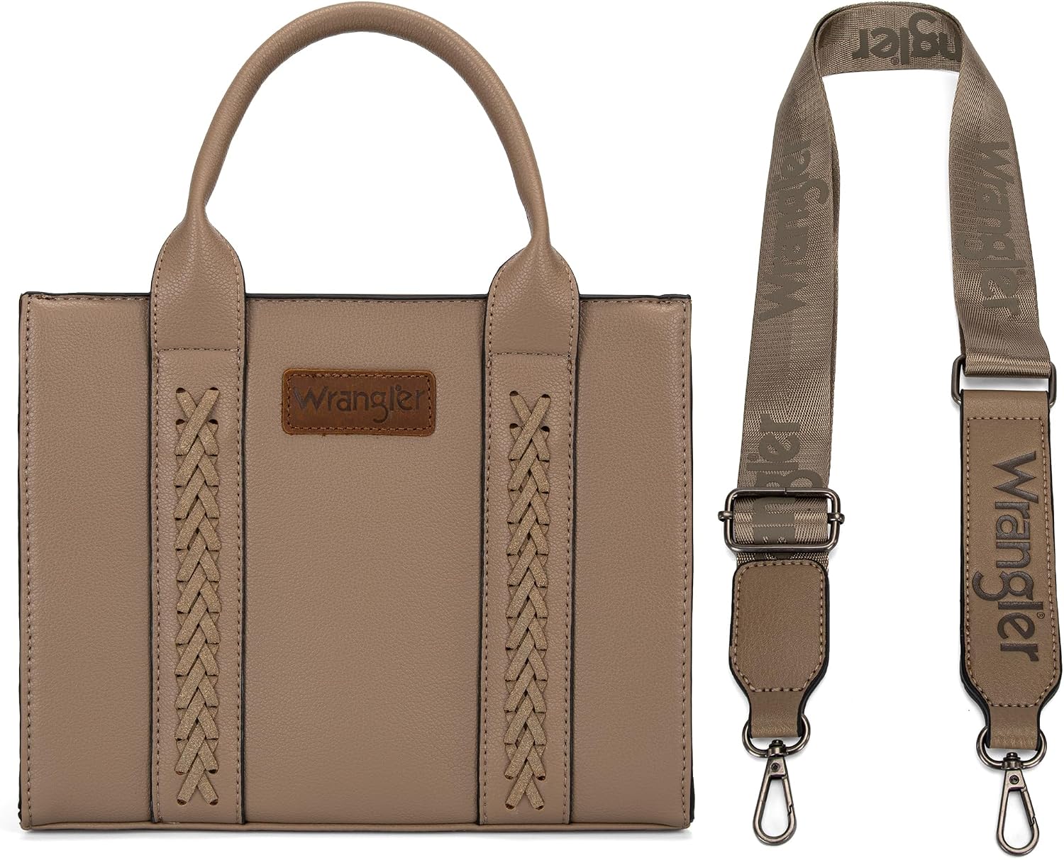 Montana West Wrangler Tote Bag for Women Zipper Shoulder Handbag toteväskor