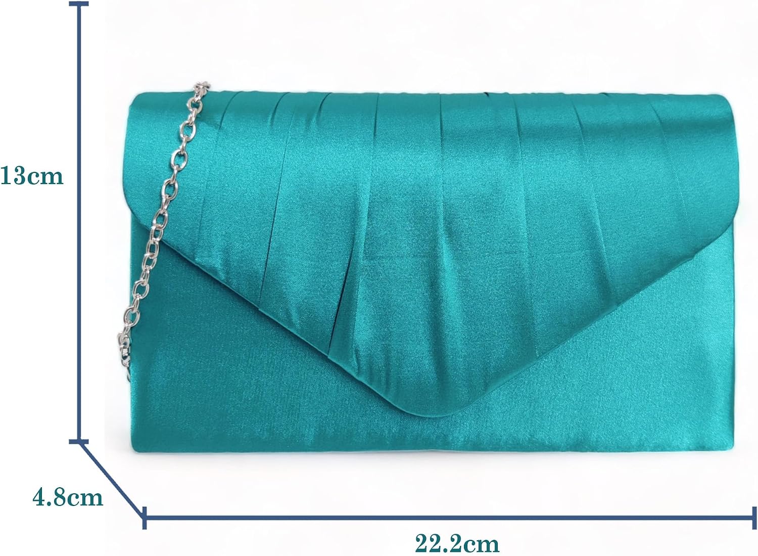 fi9® DAMER SATIN PARTY BORD BRIDAL EVENING CLUTCH HANDVÄSKA Handväska