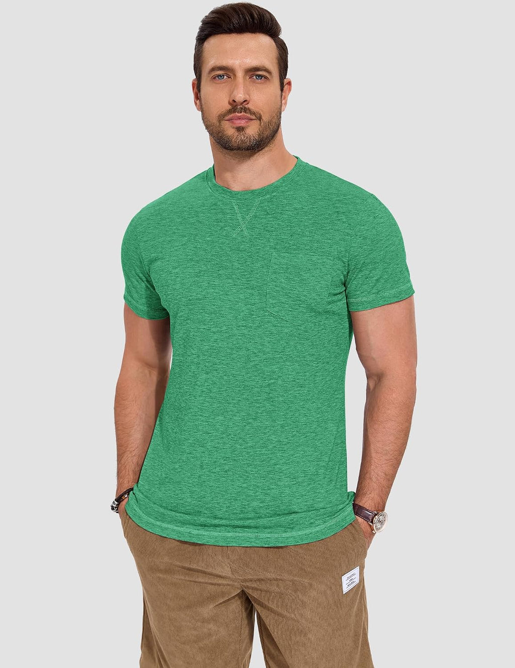 TARAINYA T-shirt herr bomull kortärmad rund hals enfärgad skjortor män sommar M-4XL