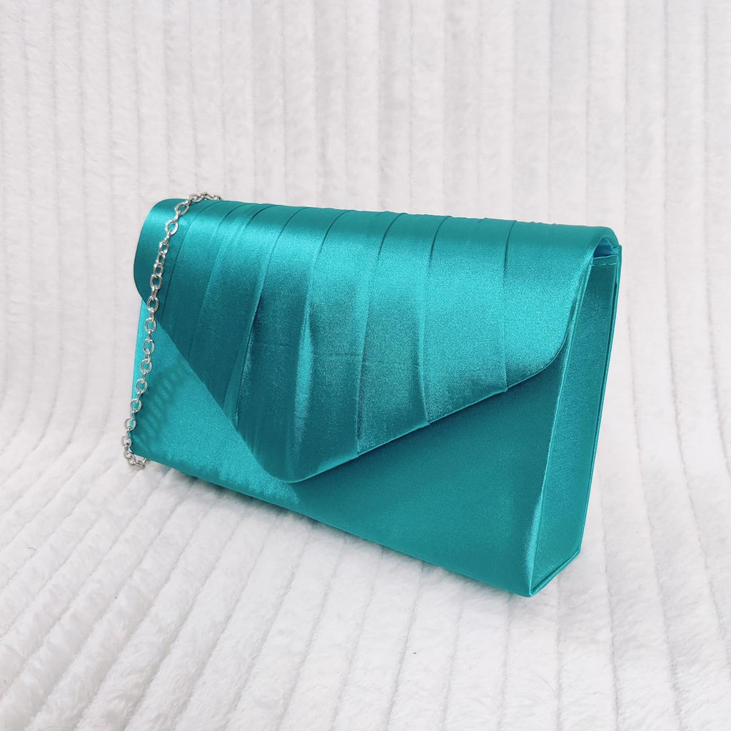fi9® DAMER SATIN PARTY BORD BRIDAL EVENING CLUTCH HANDVÄSKA Handväska
