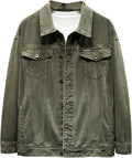 JEShifangjiusu Män Street Fashion Casual Denim Ytterkläder Baggy Rapper Denim Jackor Hip Hop Avslappnad Passform Streetwear