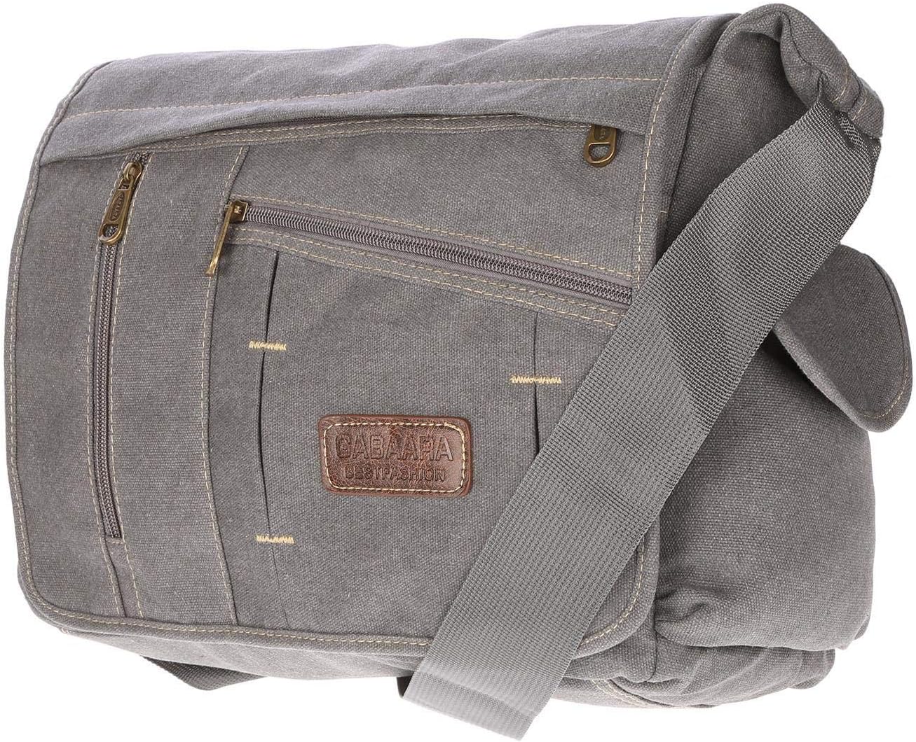 Christian Wippermann stor XL herr dam väska axelväska kanvas Messenger Bag