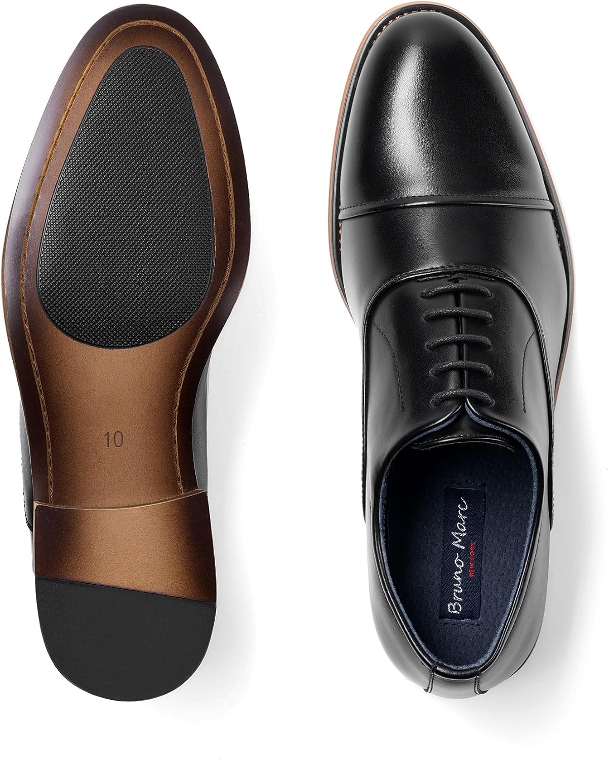 Bruno Marc Klassiska Oxfords formella finskor för män Brogues Derbys Louis