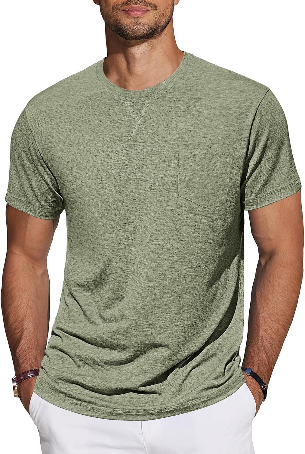 TARAINYA T-shirt herr bomull kortärmad rund hals enfärgad skjortor män sommar M-4XL