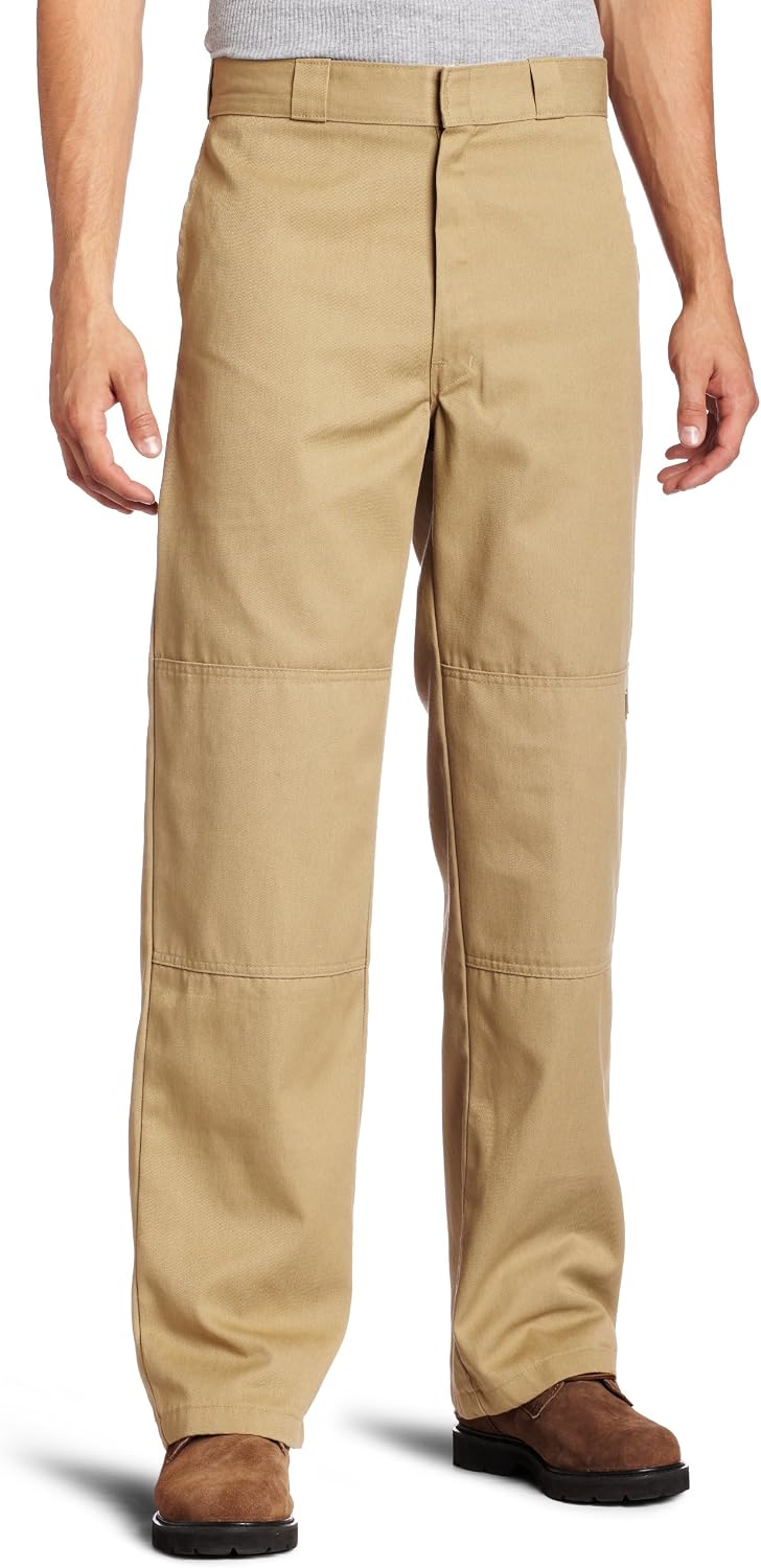 Dickies Double Knee-arbetsbyxor för män, lös passform, stora-långa