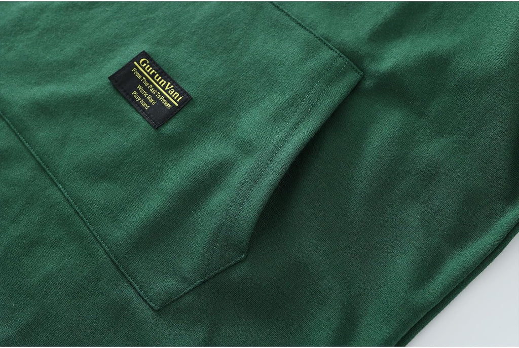 GURUNVANI Lappteknik huvtröjor herr bokstavstryck streetwear huvtröja herr sweatshirt