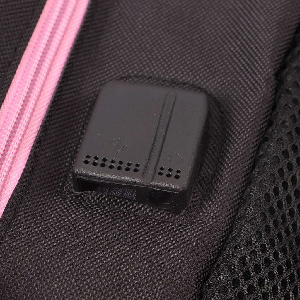 Axelväska med Dubbla Axelremmar Slitstarkt Polyestermaterial för Utomhuscamping Rosa