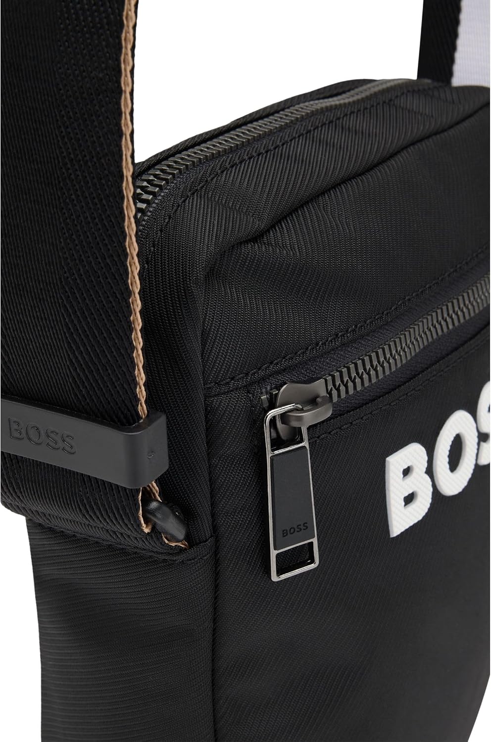 BOSS Axelväska för män, crossbag Catch 3.0 NS zip, Black1, Einheitsgröße