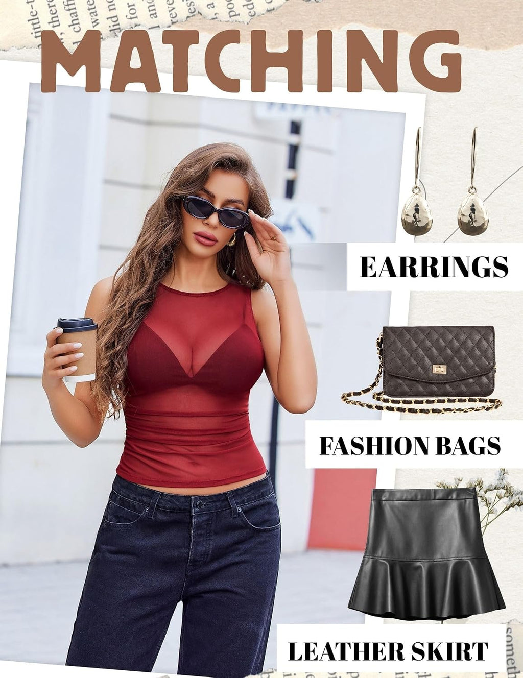 Avidlove Dam elegant genomsytt topp ärmlös linne sexig transparent bodys spets mesh festival outfit rave slim fit undertröjor camisole linne
