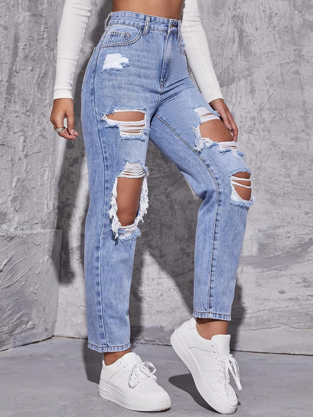 Kvinnor Y2k-jeans, gothstil, byxor i punkig emostil, säckiga, utsvängda jeans, breda ben, Harajuku grunge-byxor, hiphop-kläder