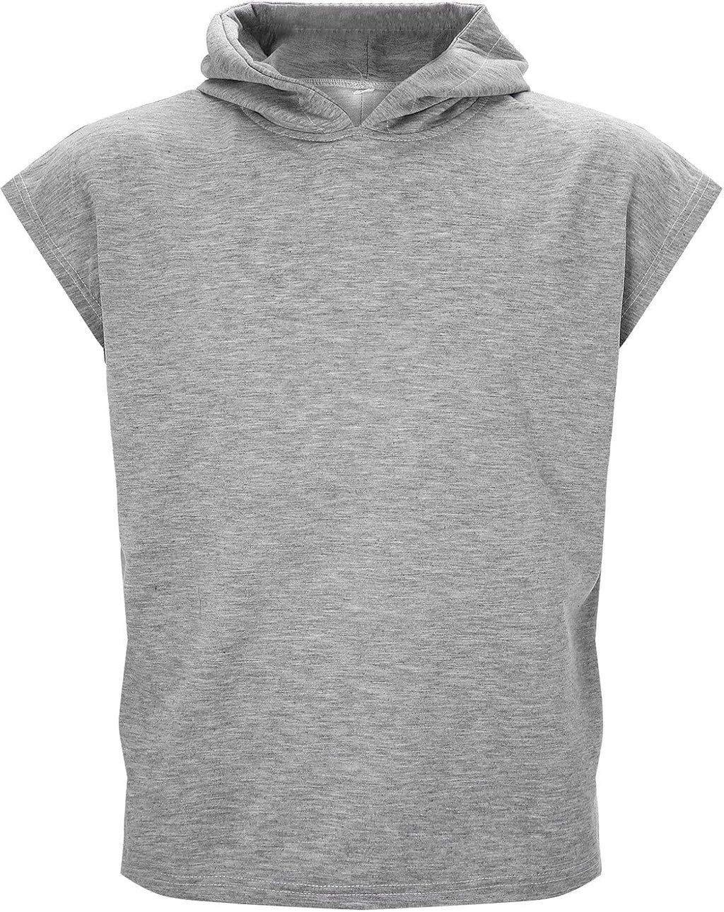 Mäns tanktopp träning ärmlös huvtröja sport fitness muskelskjorta gym huva tröja utan fickor enfärgad huvtröja lös fritid tankskjorta med huva mode remmar work out toppar topp
