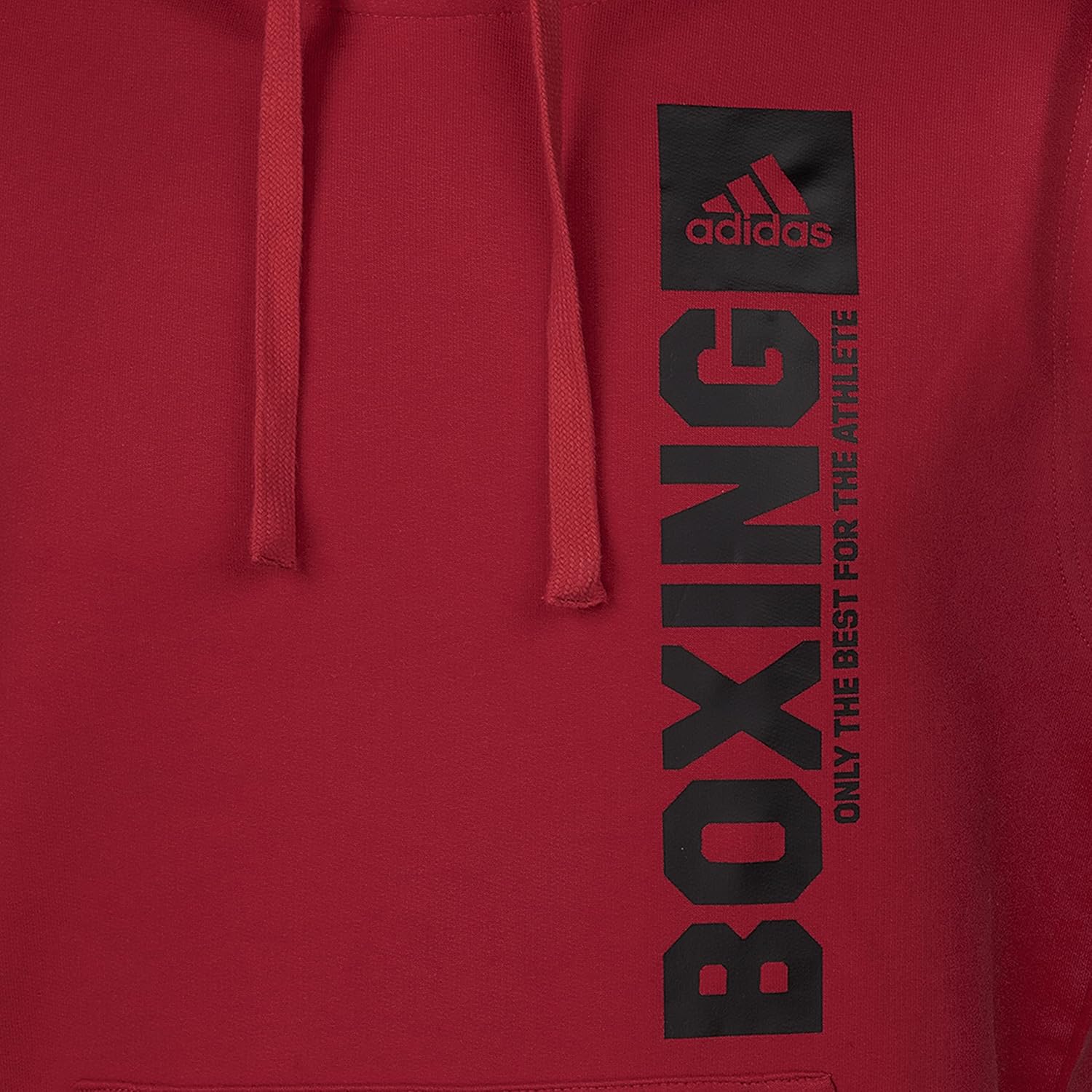 adidas Herr community vertikal huvtröja ärmlös boxning huvtröja ärmlös, röd/svart, XL, Röd/svart, XL