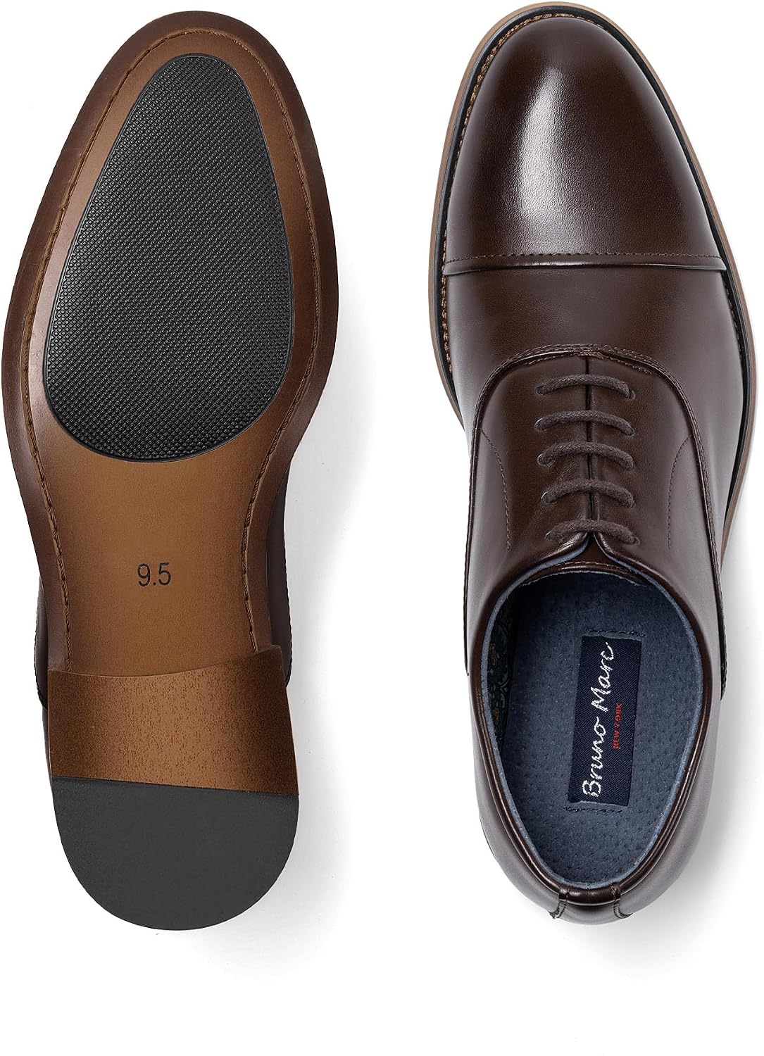 Bruno Marc Klassiska Oxfords formella finskor för män Brogues Derbys Louis