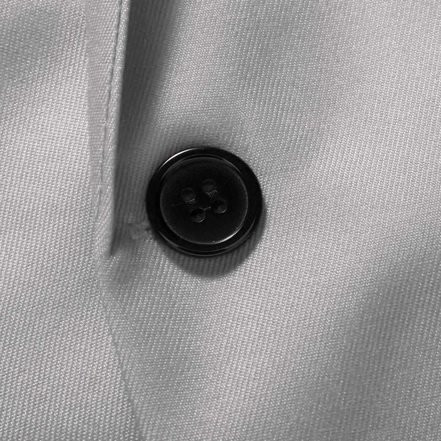 Herr smal passform en knapp blazer jacka notch kavajslag svart trim ficka solid sportdräkt kappa för vardaglig fest bal
