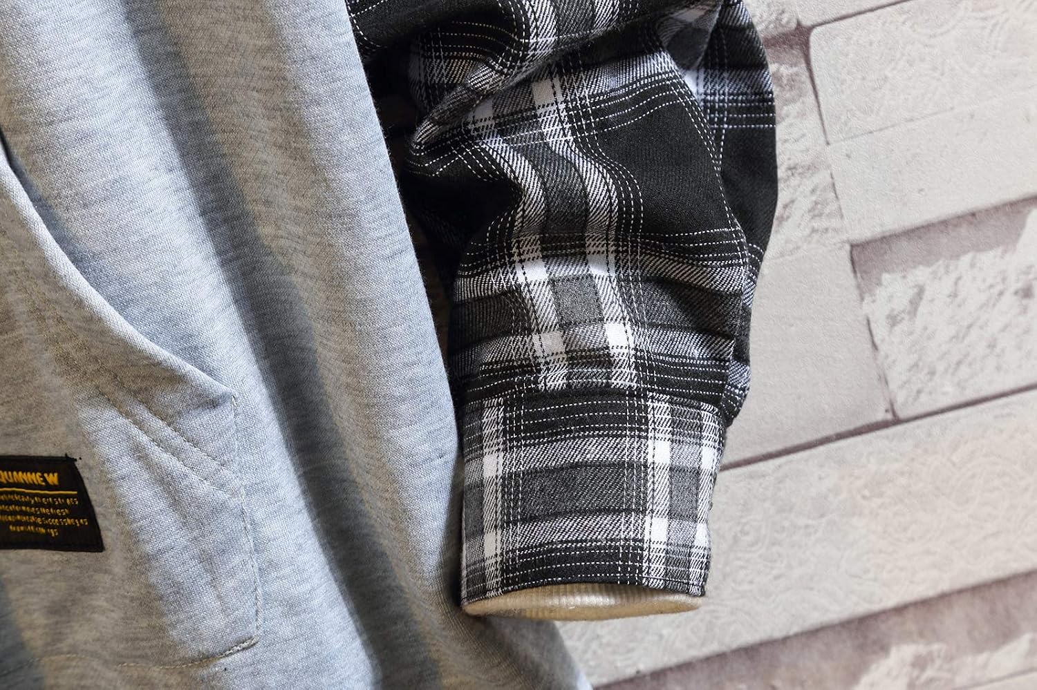 GURUNVANI Lappteknik huvtröjor herr bokstavstryck streetwear huvtröja herr sweatshirt