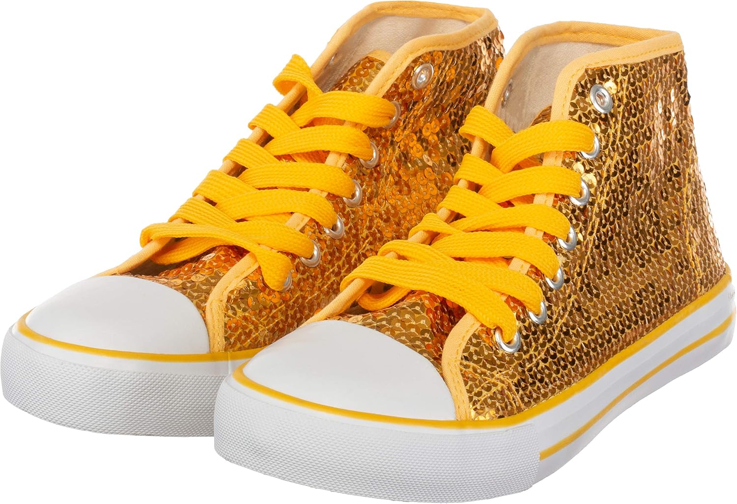 Brandsseller Dam Glitter sneakers paljetter halv höga spets damstövlar.