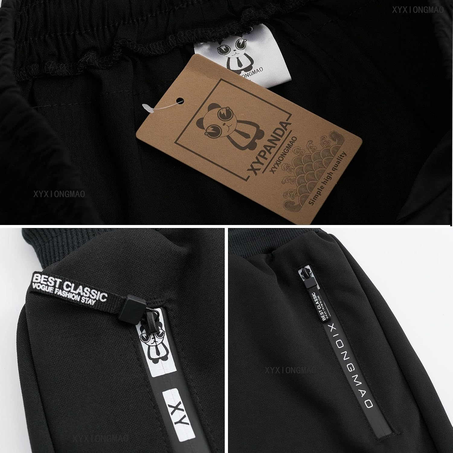XYXIONGMAO Unisex Cargo haremsbyxor funktionella taktiska träningsbyxor byxor hiphop joggingbyxor techwear streetwear overaller