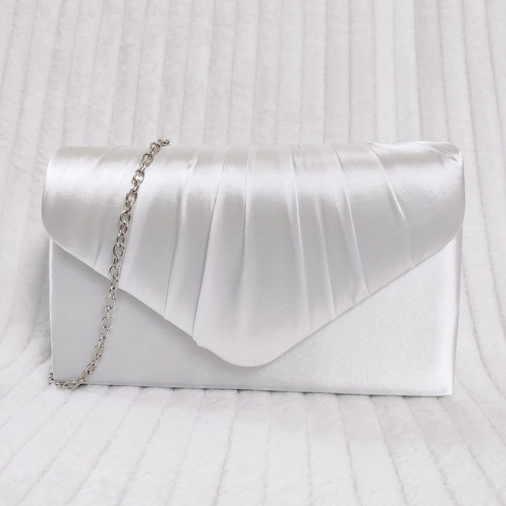 fi9® DAMER SATIN PARTY BORD BRIDAL EVENING CLUTCH HANDVÄSKA Handväska