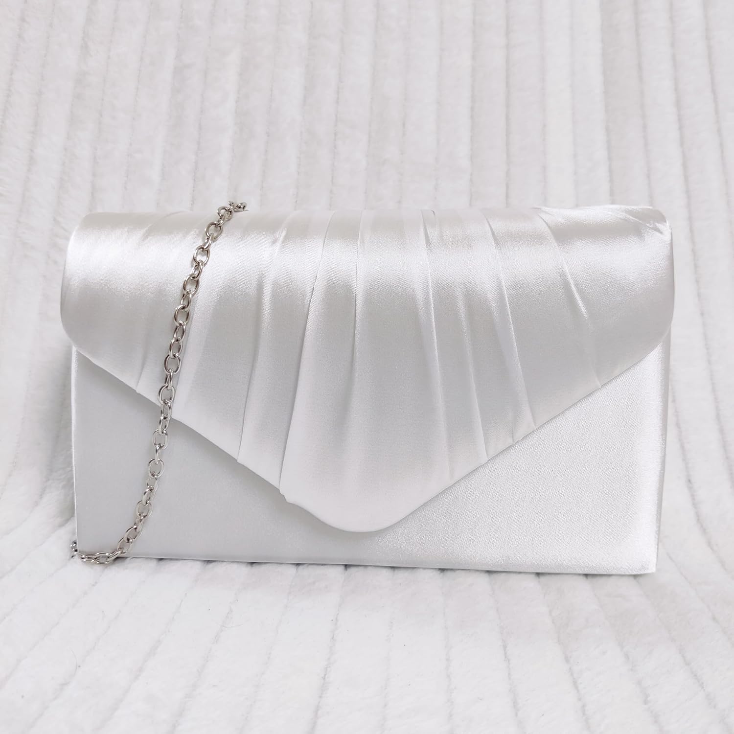 fi9® DAMER SATIN PARTY BORD BRIDAL EVENING CLUTCH HANDVÄSKA Handväska