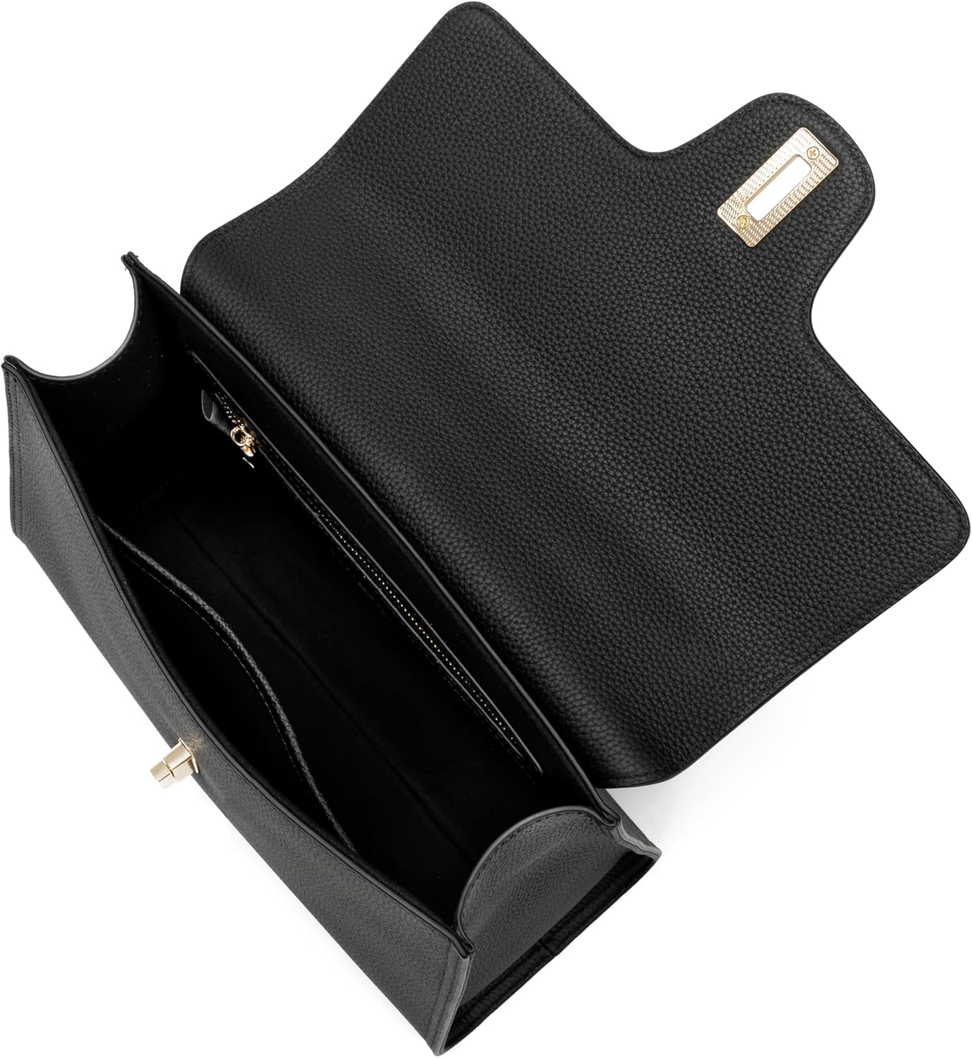Carlheim, Skagen Genuine Leather collection, Estelle Genuine Leather Handbag (Black)