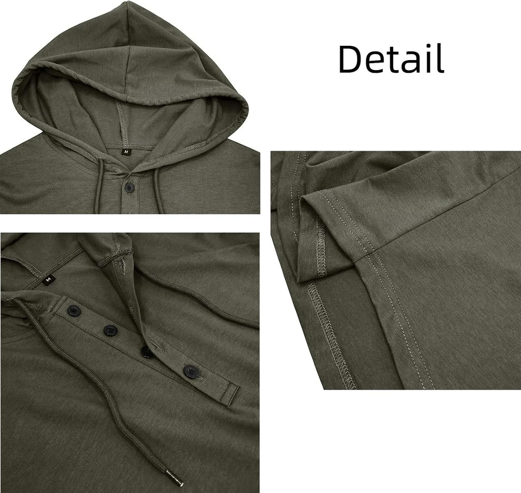 MakingDa Atletisk kortärmad huvtröja för män, moderiktig tränings- och gympullover, huvtröja, knapp, muskelpassform, somrig sweatshirt, lätt, hiphop, löpning, boxning, vandring, sport, tröja