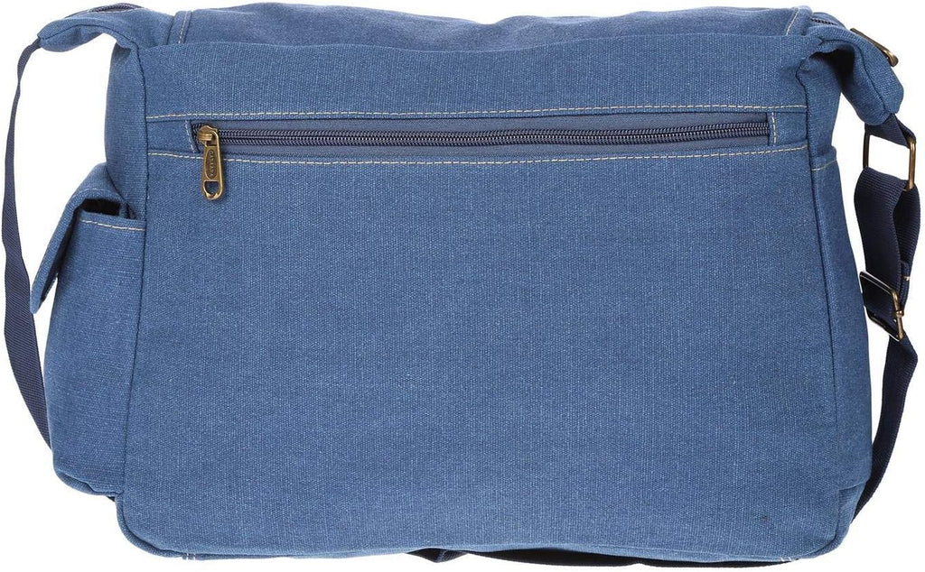 Christian Wippermann stor XL herr dam väska axelväska kanvas Messenger Bag