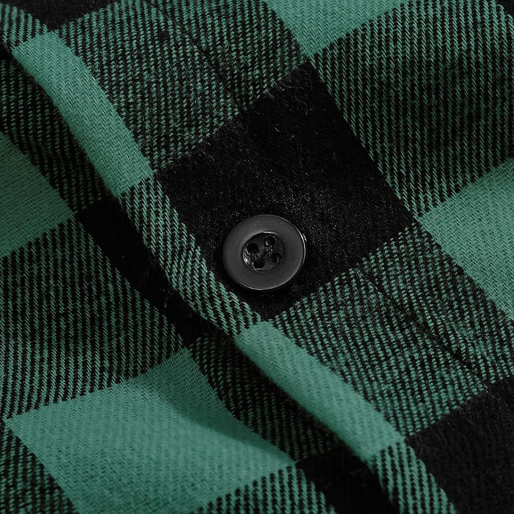 Herr rutiga huvtröjor - Kortärmad sommarskjorta för män UK rutig button down toppar lös passform andningsbara t-shirts hiphop vardagliga t-shirts utomhus träning sweatshirt lätt dragsko huvtröja