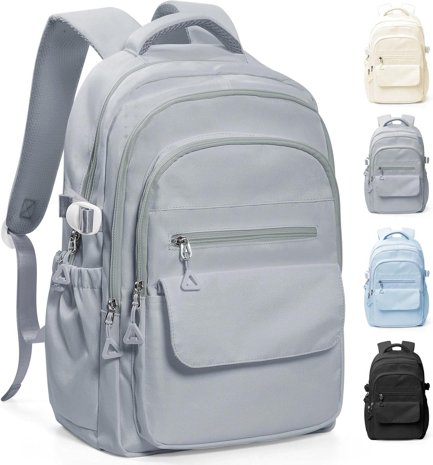 HYC00 Skolryggsäck Flicka Skolväska Lätt Ryggsäck Tjej Tonåring Bokväskor Skola Skolväskor Pojkar Laptop Ryggsäck Dam 14 Tum College Bag Fritidsryggsäck för Kvinnor Casual Dagsryggsäck,Blå