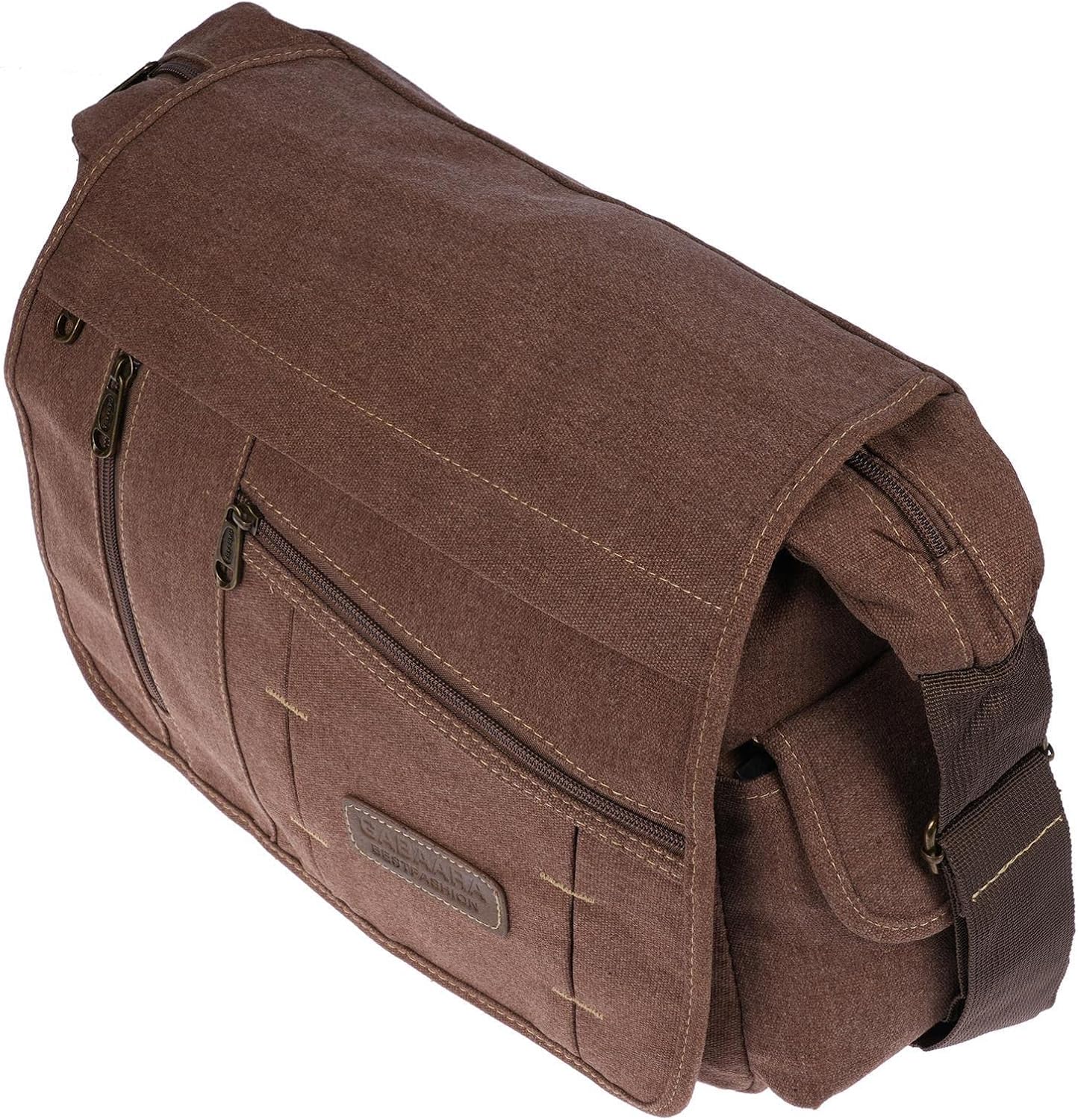 Christian Wippermann stor XL herr dam väska axelväska kanvas Messenger Bag