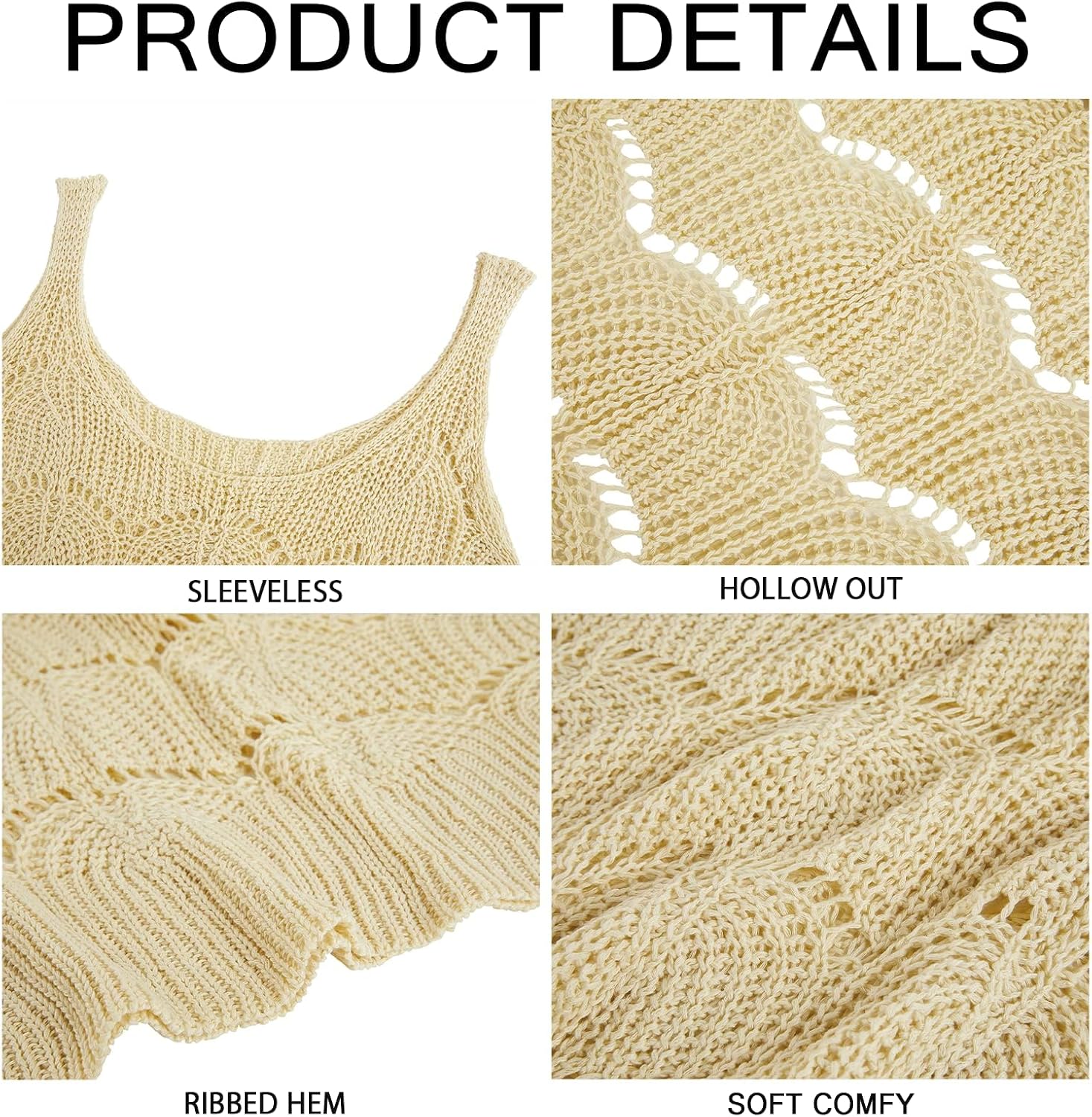 Saodimallsu ärmlös klänning boho sommarklänningar fisknät ihålig ut strandklänning sexig virkad bikini täcka upp fritidsklänning