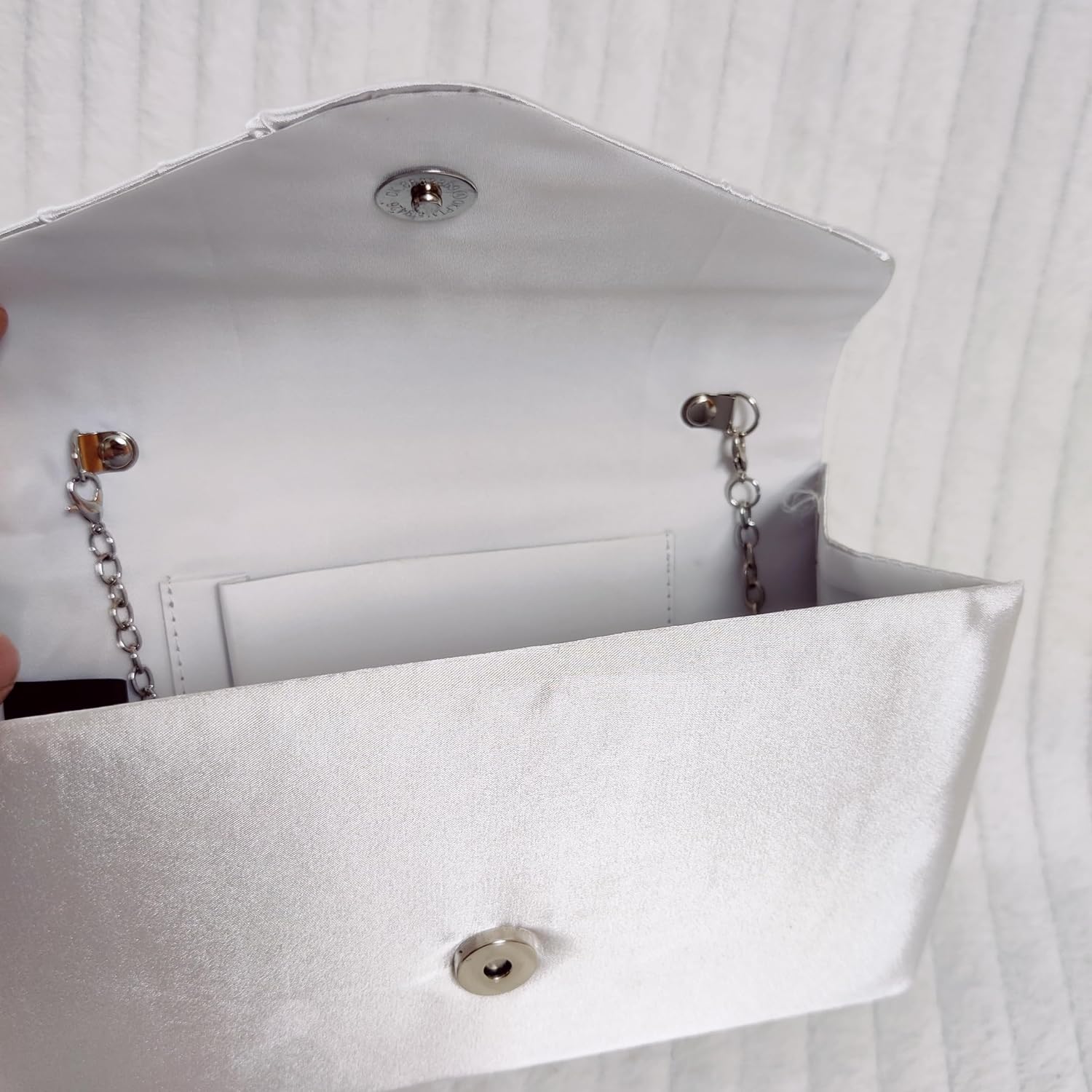fi9® DAMER SATIN PARTY BORD BRIDAL EVENING CLUTCH HANDVÄSKA Handväska