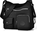Multifunktionell hobo-väska för kvinnor med RFID-skydd, vattentät nylon, crossbody-väska, axelhandväska, konvertibel ryggsäck